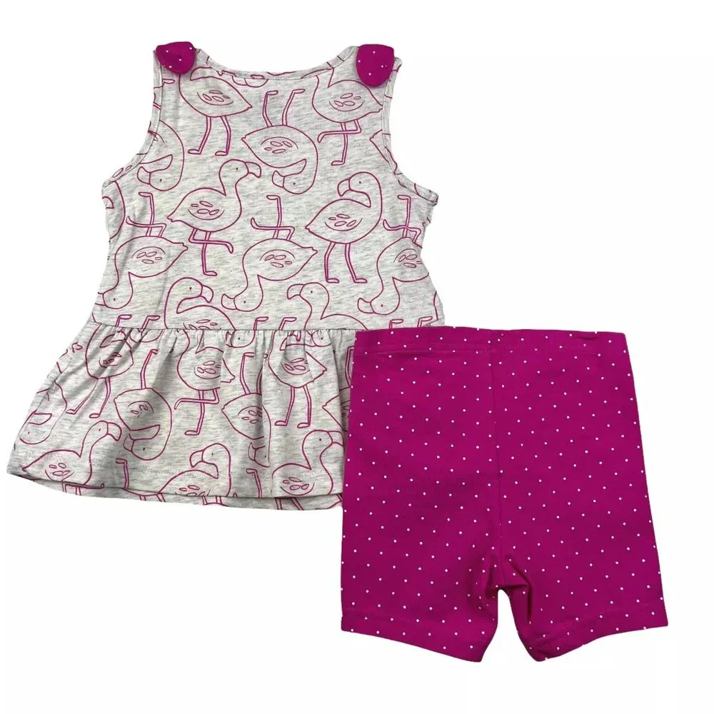 Child of Mine by Carters Baby Girls Shorts Bodysuit-Dress Outfit‎ Sz 0-18 Months